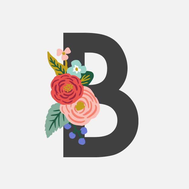 Monogram Personalized Stationery - B